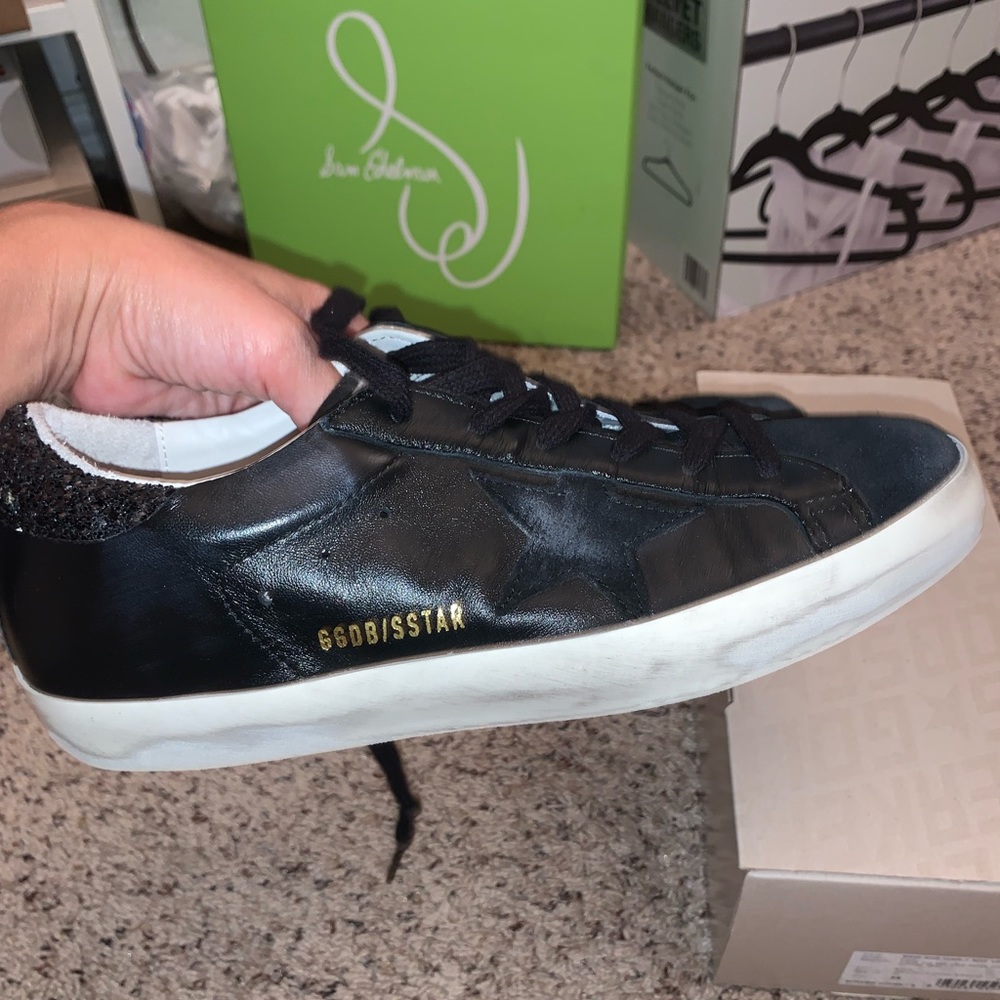 Golden Goose Black superstar size 39 excellent condition only wore once.